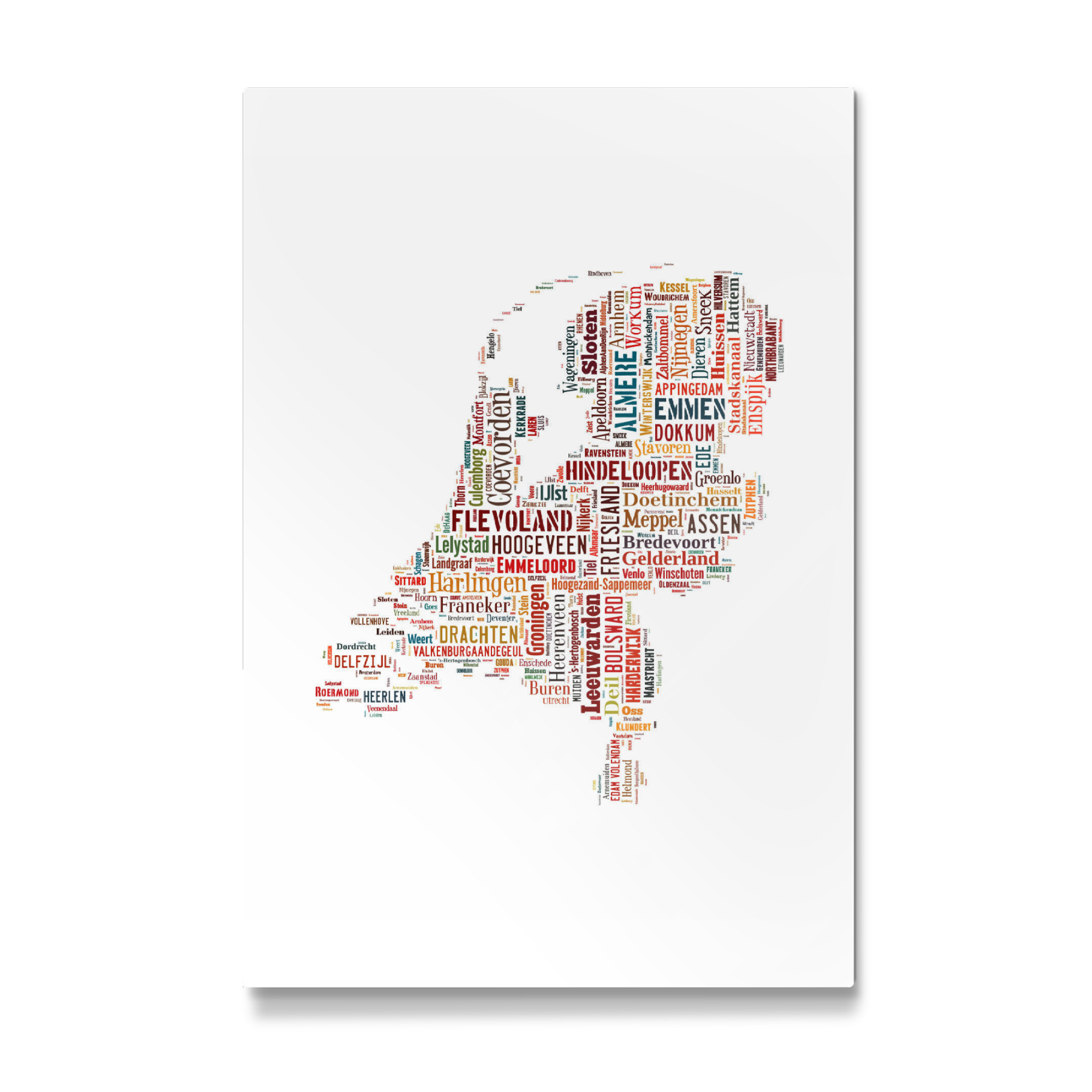 Galerie-Print "Netherlands Map" 30x20 cm artboxONE