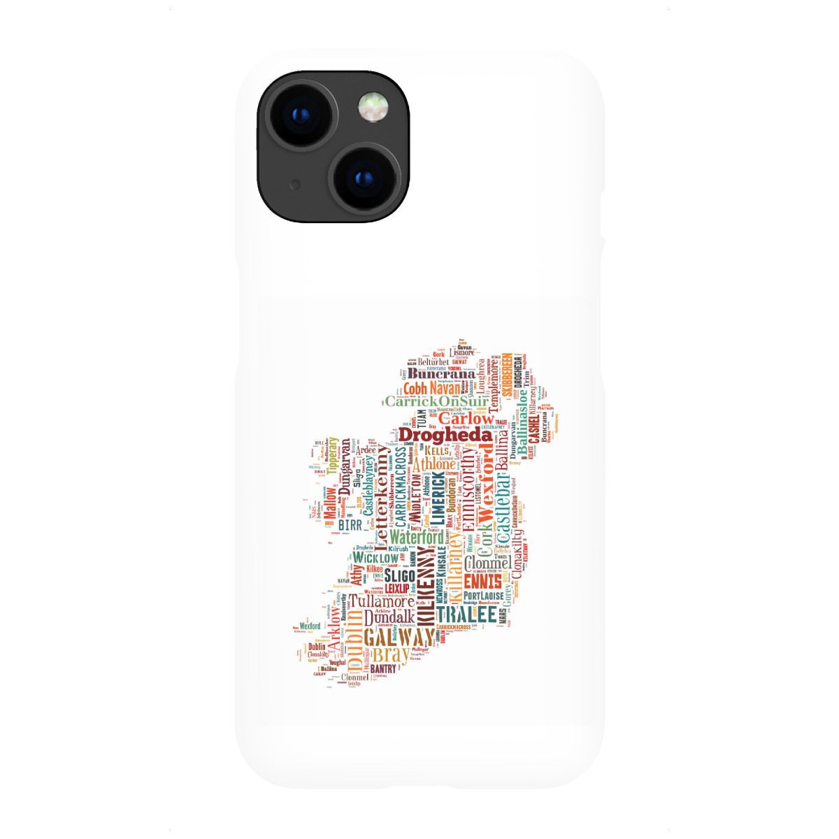 iPhone "Ireland Map Black" Premium-Case Handyhülle artboxONE