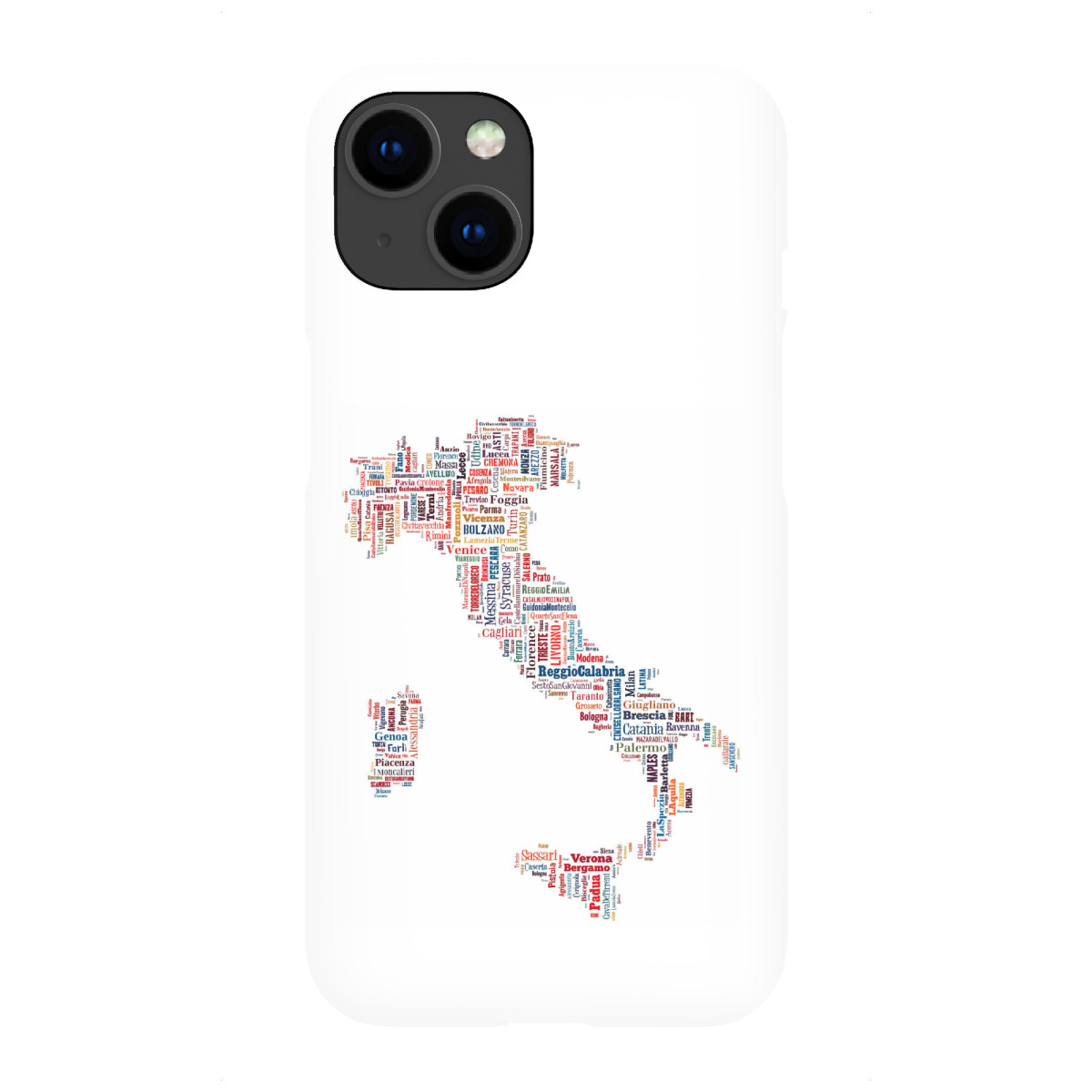 iPhone "Italy Map Black" Premium-Case Handyhülle artboxONE