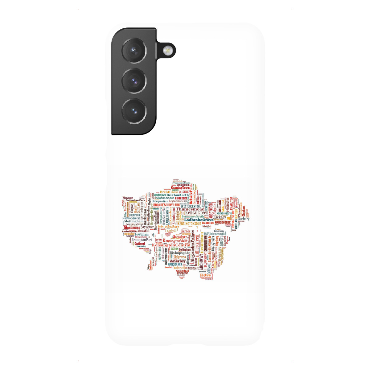 "London Map Black"für Samsung Galaxy - Premium-Case Handyhülle artboxONE
