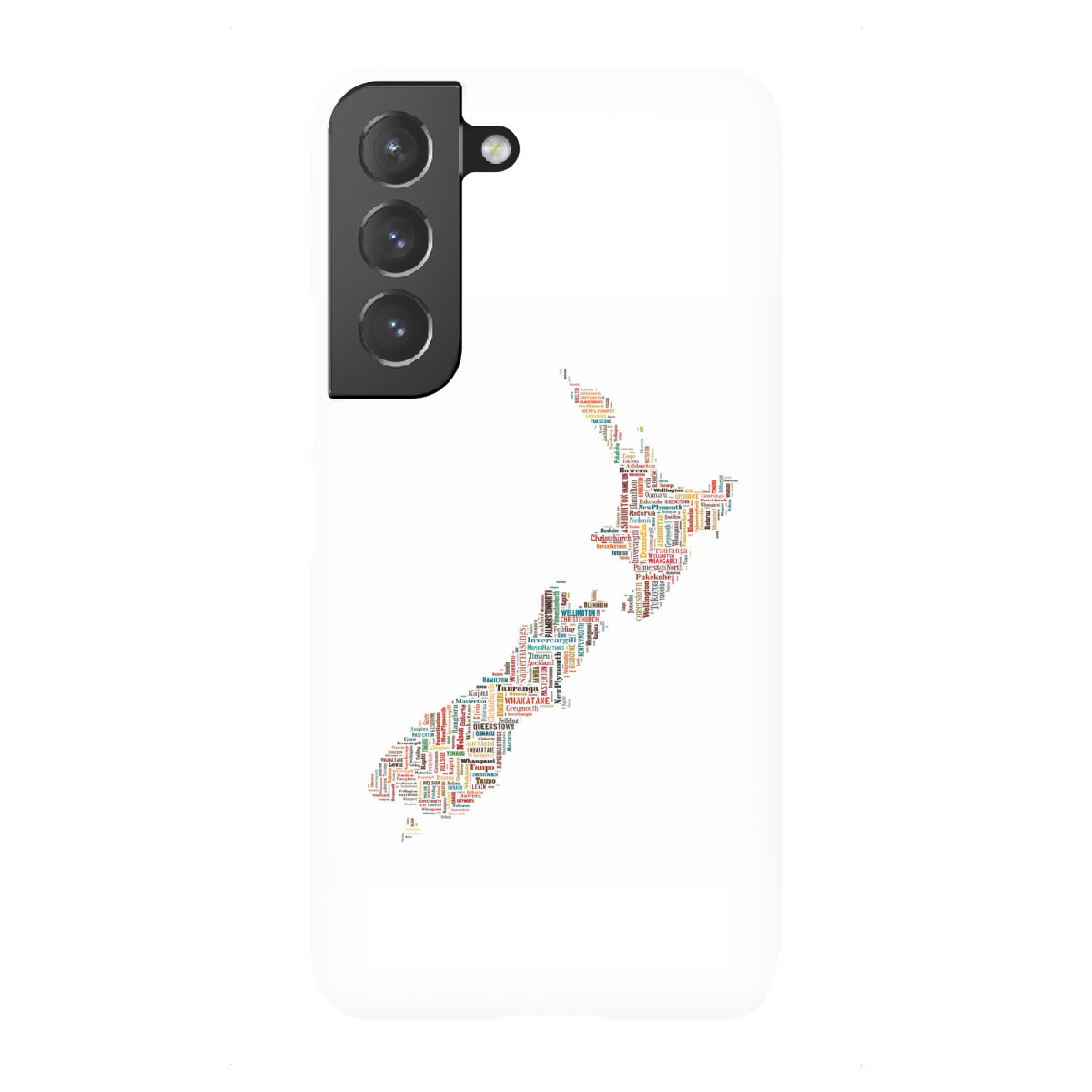 "New Zealand Map Black"für Samsung Galaxy - Premium-Case Handyhülle artboxONE