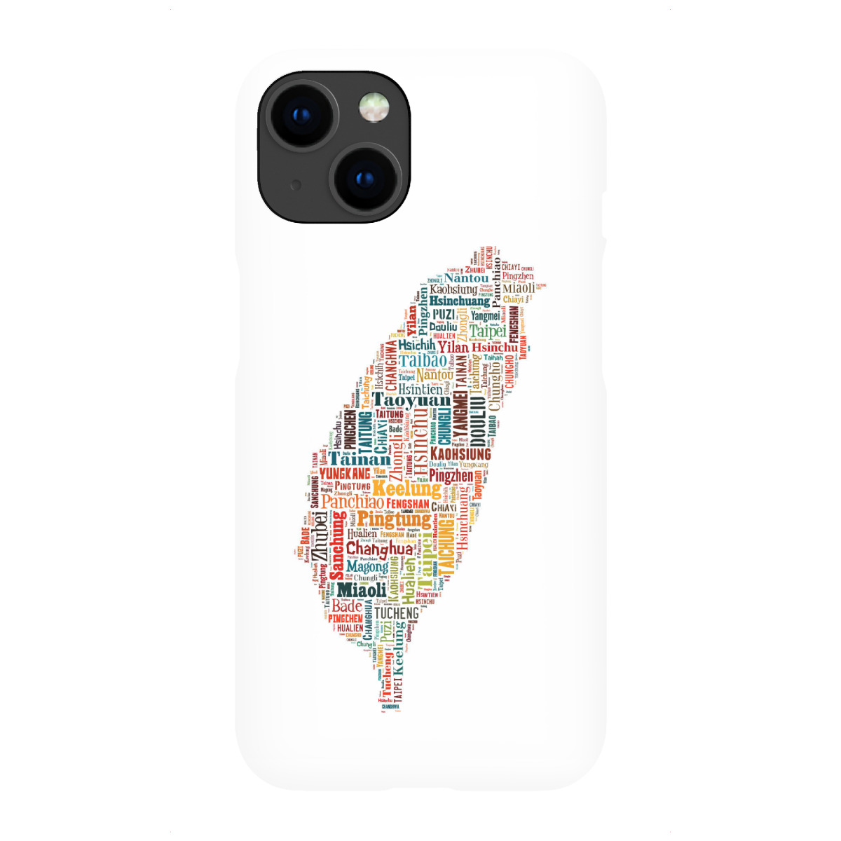 iPhone "Taiwan Map Black" Premium-Case Handyhülle artboxONE