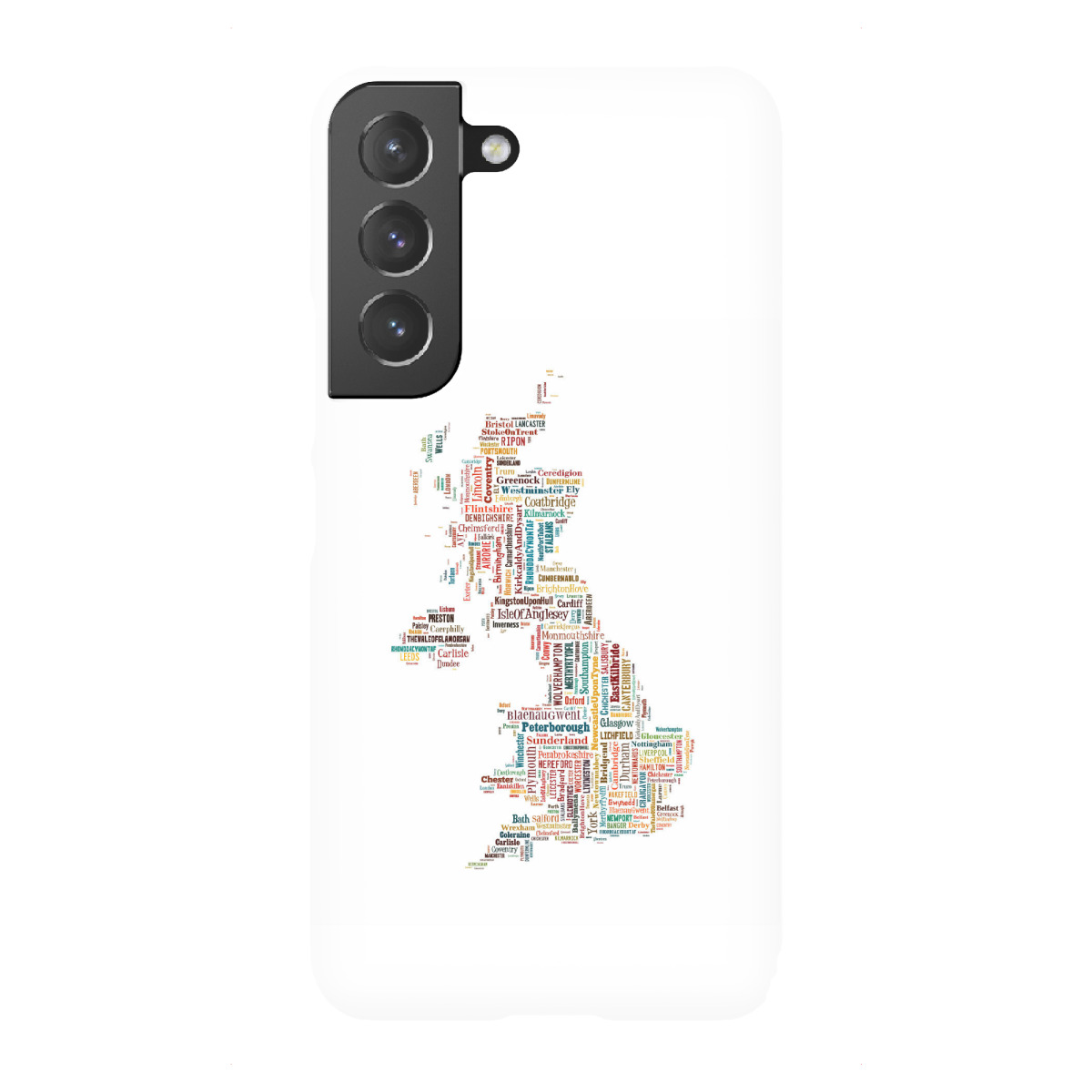 "United Kingdom Map Black"für Samsung Galaxy - Premium-Case Handyhülle artboxONE