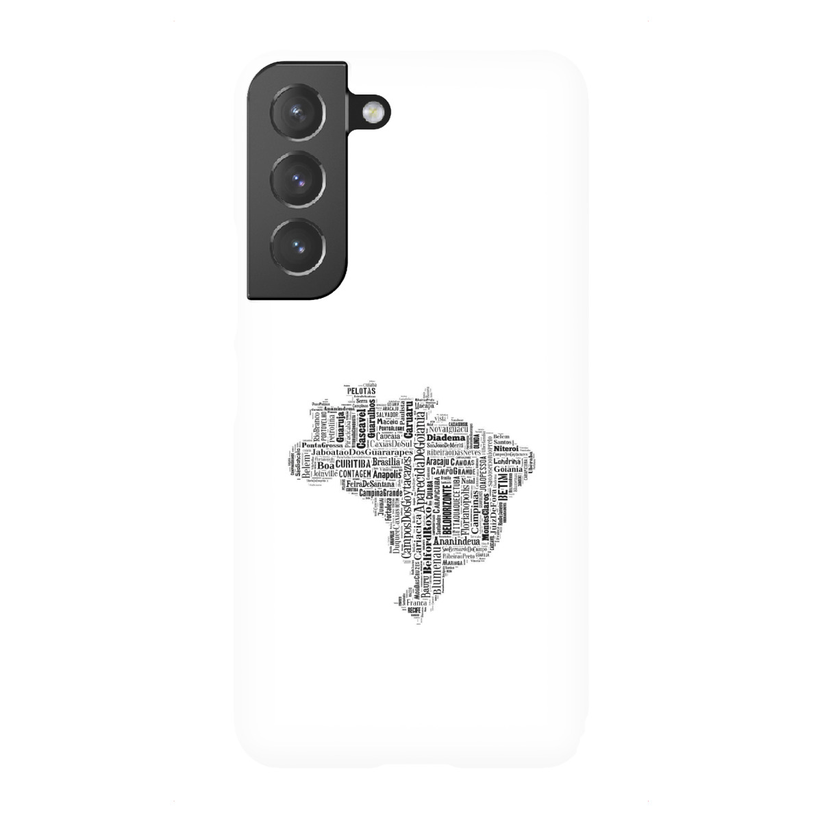 "Brazil Map Black 2"für Samsung Galaxy - Premium-Case Handyhülle artboxONE