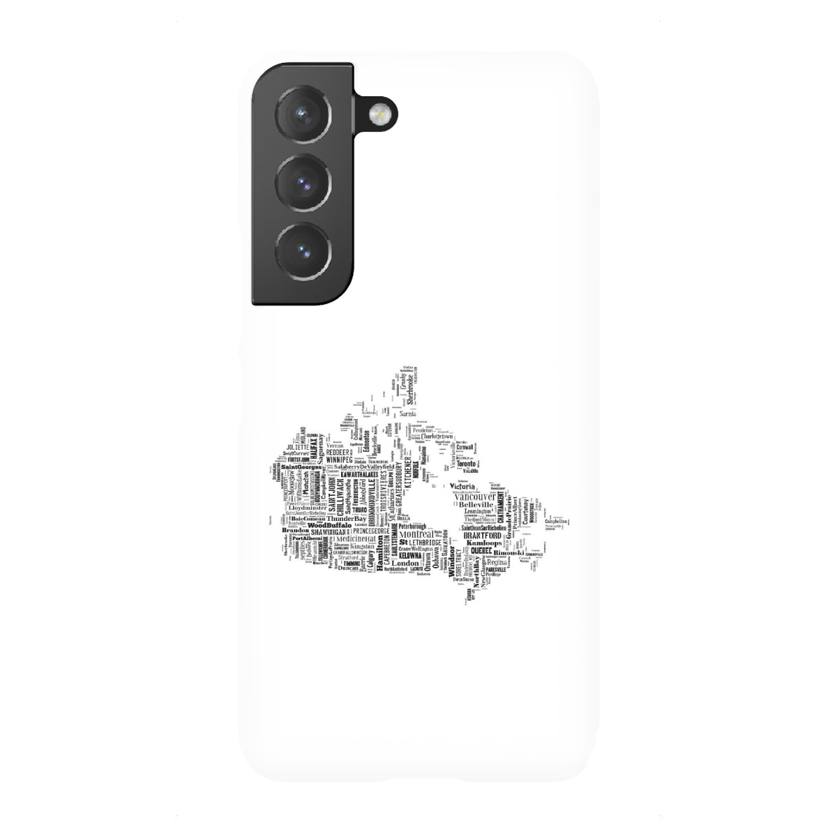Samsung Galaxy "Canada Map Black 2" Premium-Case Handyhülle artboxONE