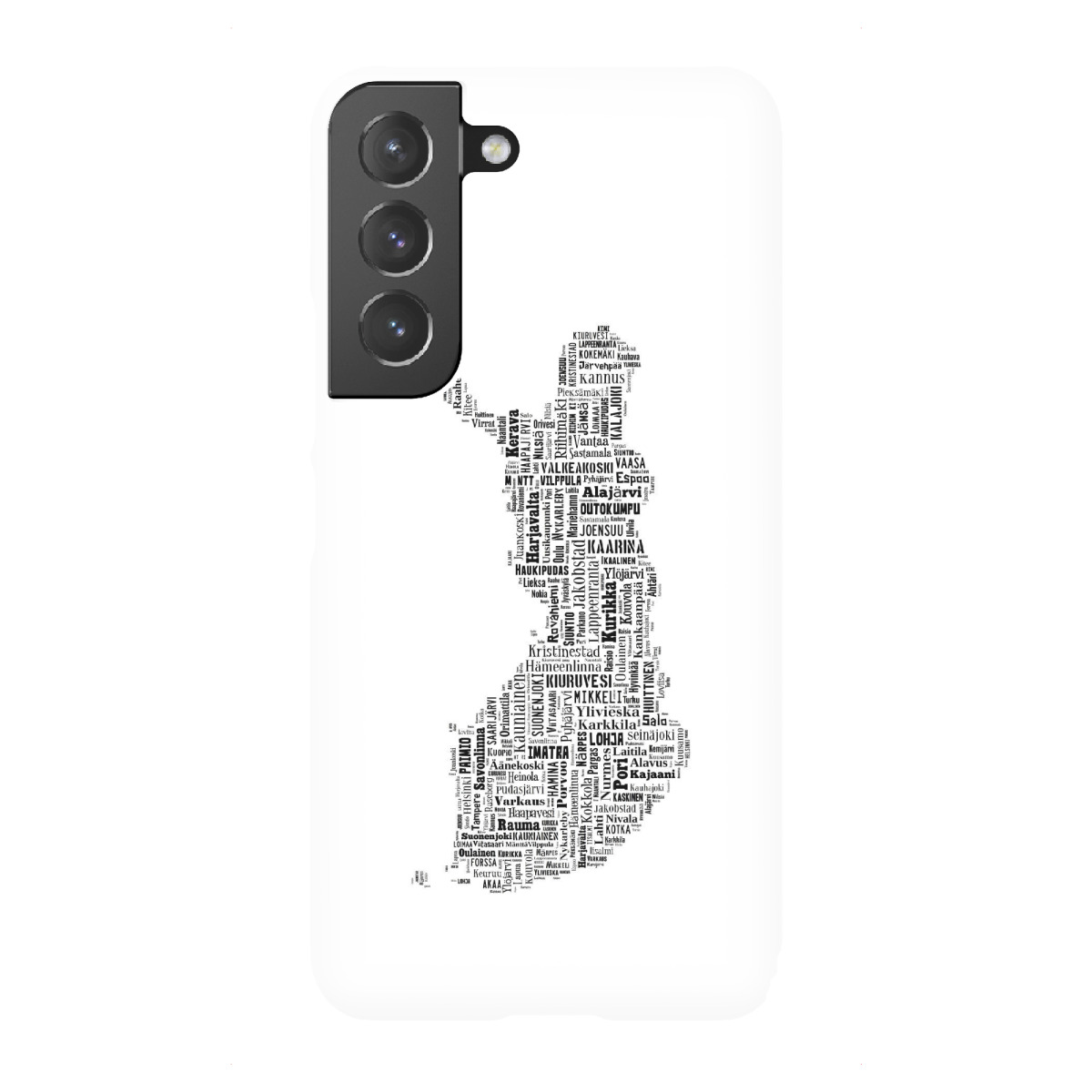 "Finland Map Black 2"für Samsung Galaxy - Premium-Case Handyhülle artboxONE