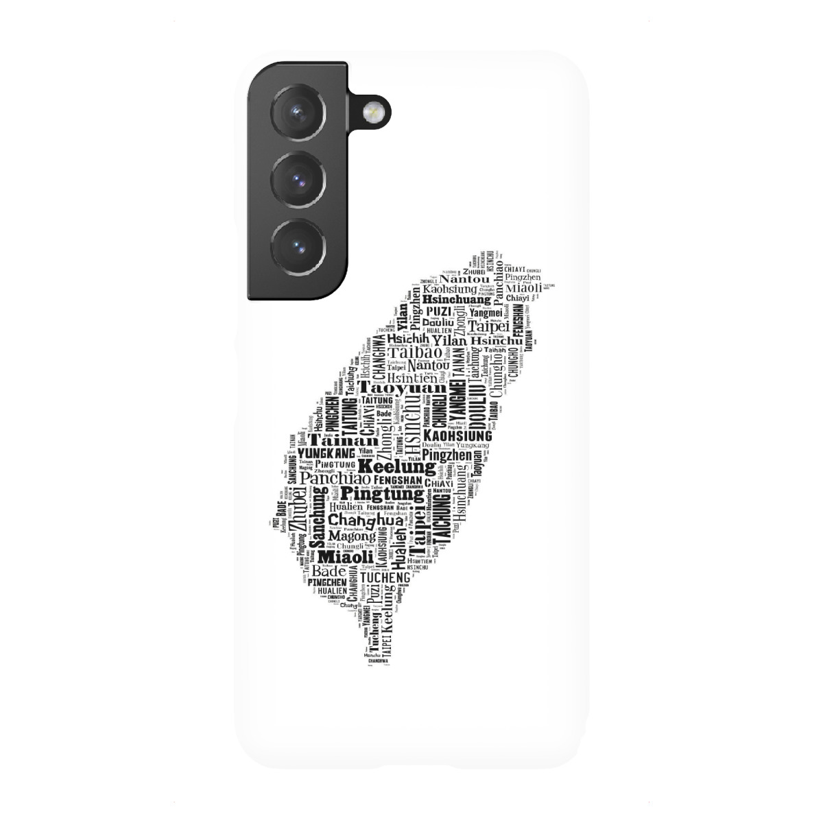 Samsung Galaxy "Taiwan Map Black 2" Premium-Case Handyhülle artboxONE