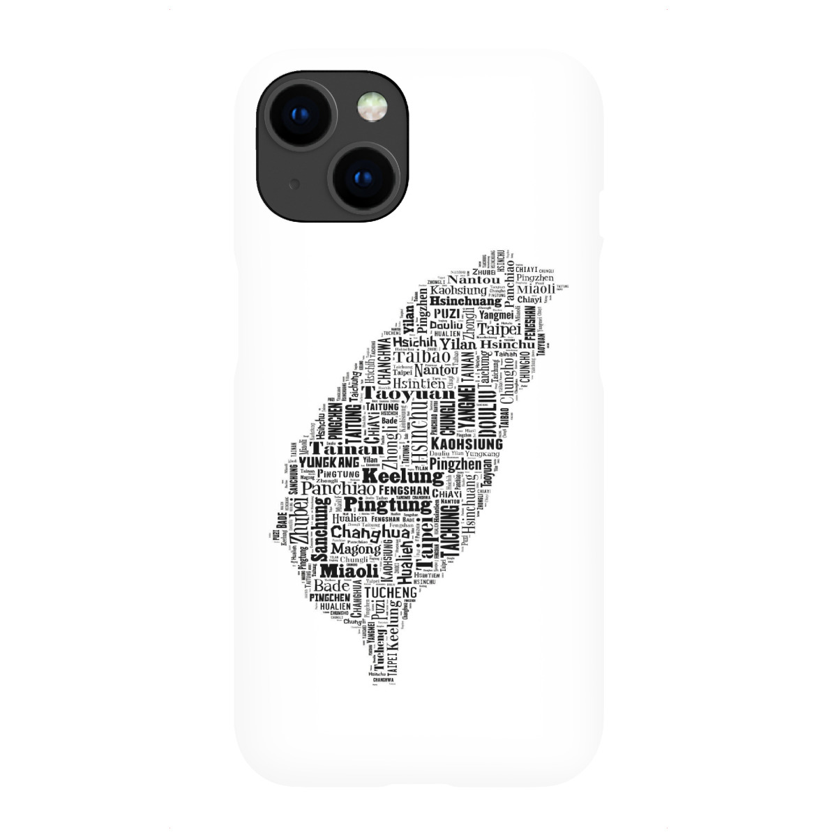 iPhone "Taiwan Map Black 2" Premium-Case Handyhülle artboxONE