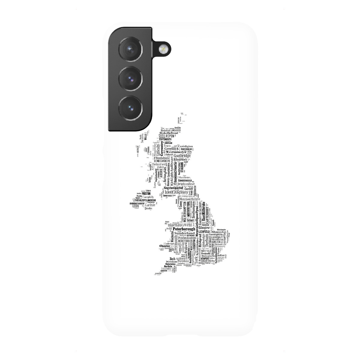 "United Kingdom Map Black 2"für Samsung Galaxy - Premium-Case Handyhülle artboxONE