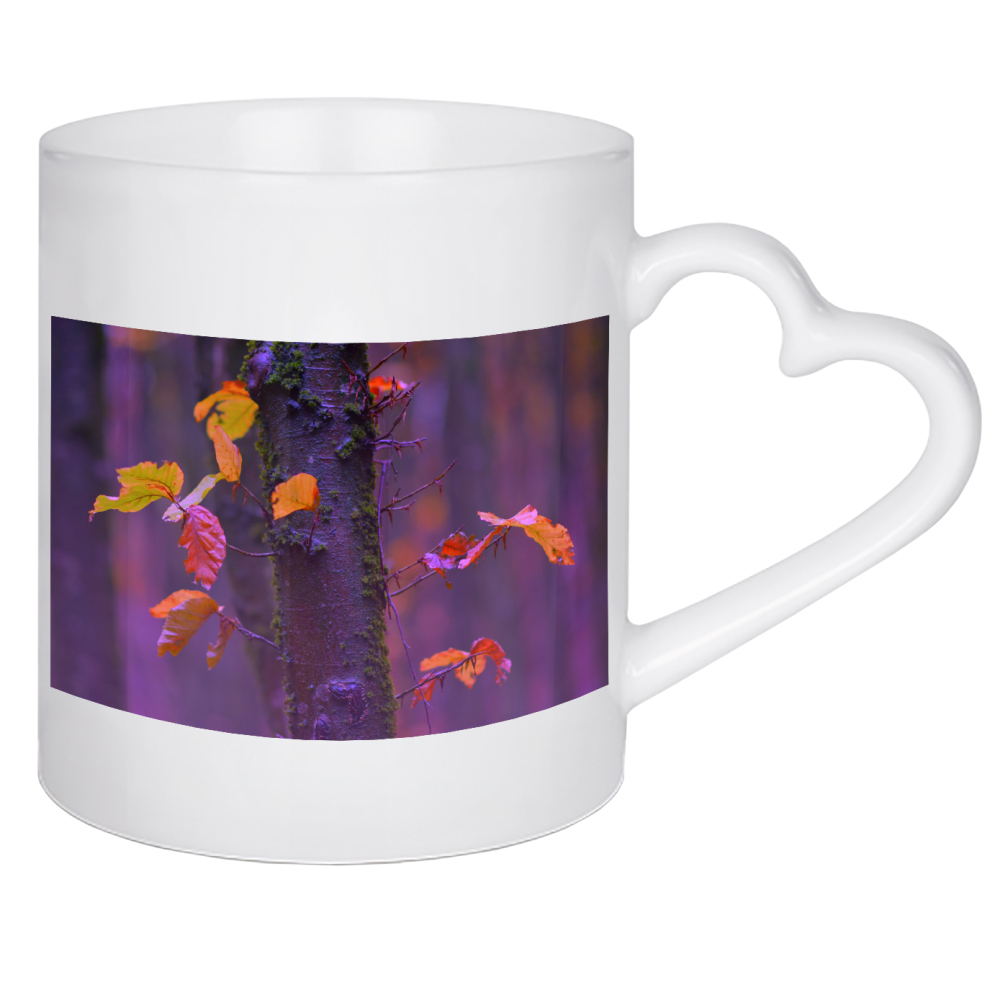 Herztasse "Bunte Herbstblätter" artboxONE - Natur