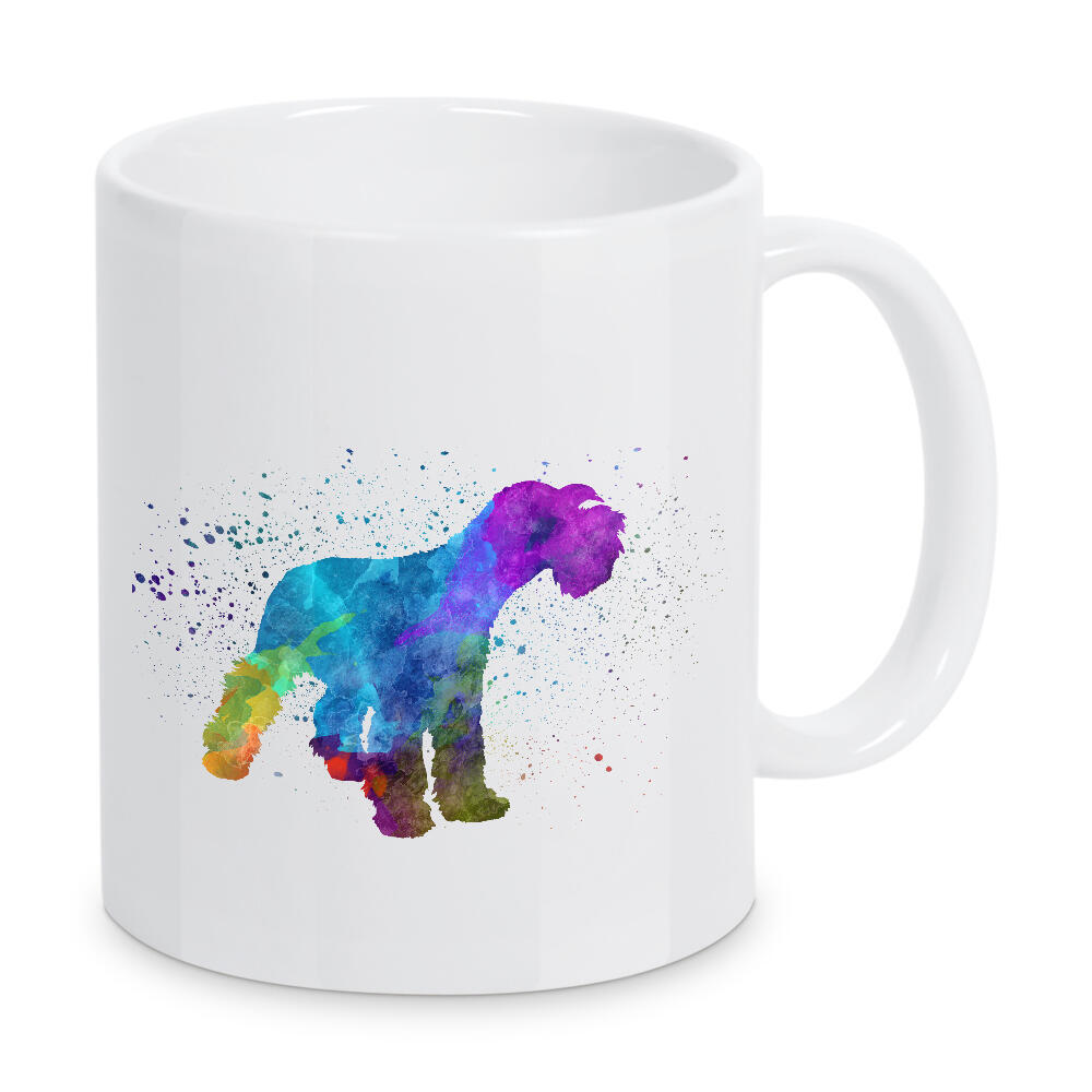 Tasse "Miniature Schnauzer in watercolor" artboxONE - Tiere,Abstrakt - Dog,Pet,Animal,Mammal,Watercolor,Abstract,Tier,Hund,Bunt,Colorful