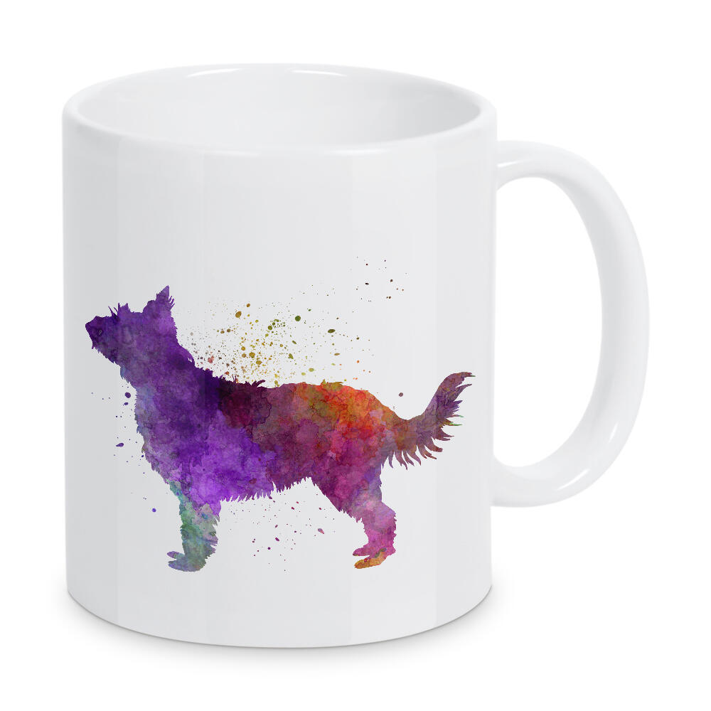 Tasse "Picardy Sheepdog" artboxONE - Tiere,Abstrakt - Dog,Dogs,Pet,Animal,Mammal,Watercolor,Dog poster,Illustration,Abstract