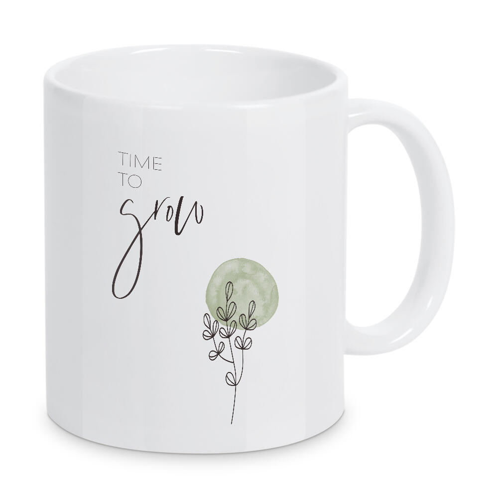 Tasse "Zeit zu wachsen" artboxONE - Typografie,Natur