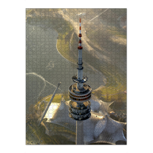 Puzzle Ravensburger "München Olympiaturm" artboxONE - Städte / München,Sport / Sommerspiele - München,Munich,Minga,Olympiaturm,Olympiapark