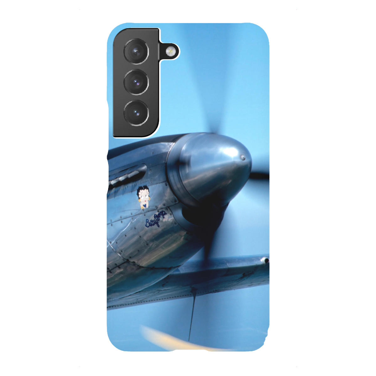 "P-51D Cloud Dancer"für Samsung Galaxy - Premium-Case Handyhülle artboxONE