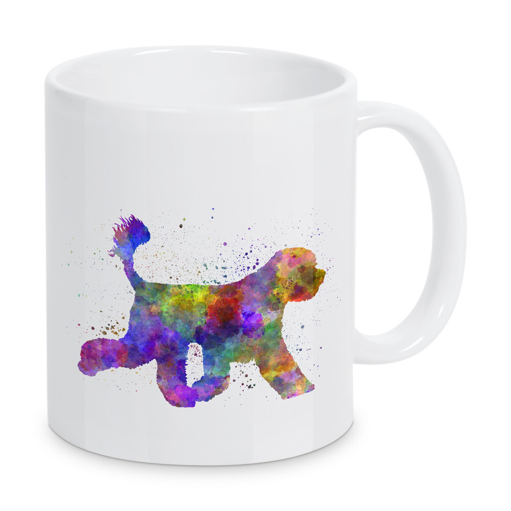 Tasse "Portuguese Water Dog" artboxONE - Tiere,Abstrakt - Dog,Pet,Mammal,Watercolor,Abstract,Hund,Animal,Tier,Colorful