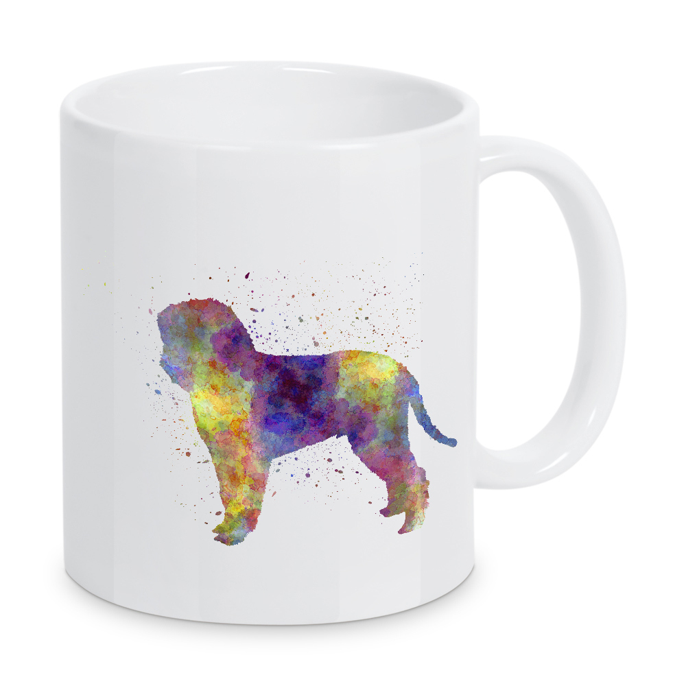 Tasse "Romagna water dog in watercolor" artboxONE - Tiere,Abstrakt - Dog,Dogs,Pet,Mammal,Watercolor,Dog poster,Illustration,Abstract,Hund,Animal,Tier