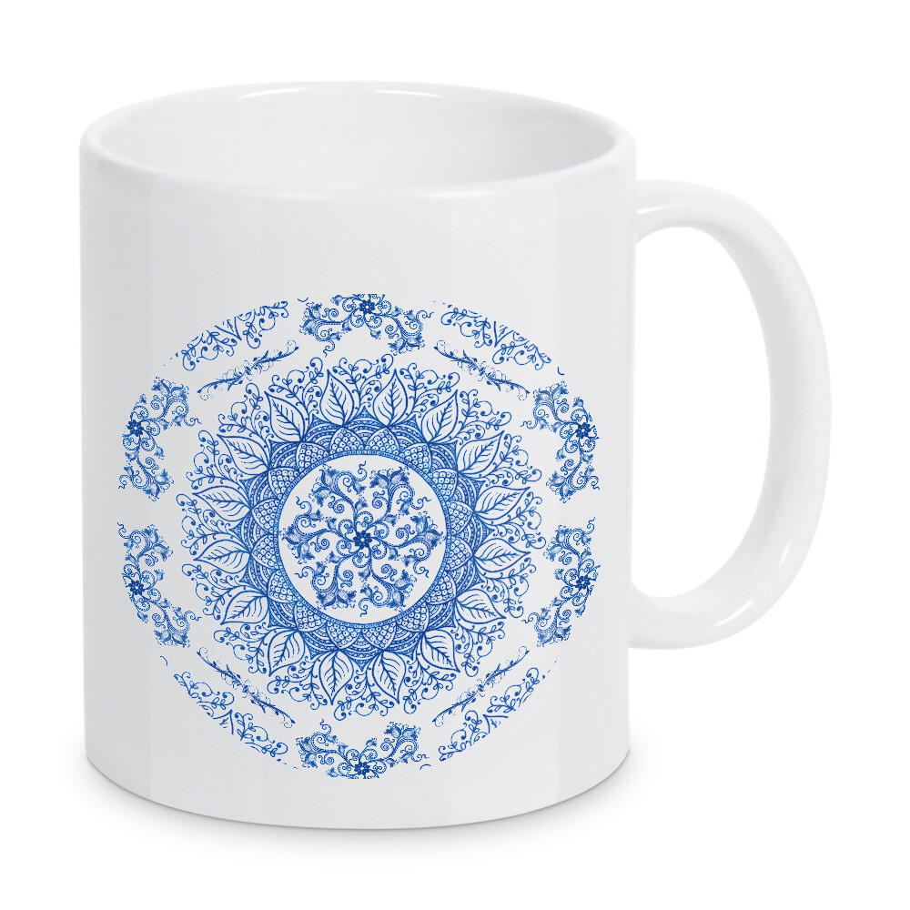 Tasse "Mandala Portuguese" artboxONE - Natur,Abstrakt - Mandala,Vector,Yoga,Boho,Fancy,Arabic,Abstract,Nature,Tribal,Portugal,Portuguese