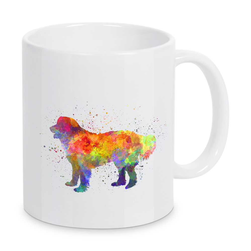 Tasse "Slovakian Chuvach in watercolor" artboxONE - Tiere,Abstrakt - Dog,Dogs,Pet,Animal,Mammal,Watercolor,Illustration,Abstract,Hund