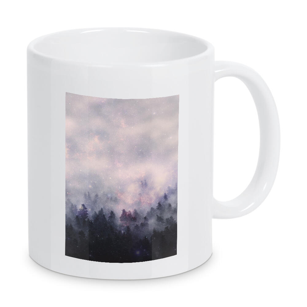 Tasse "Space Forest" artboxONE - Natur,Abstrakt,Galaxy - Misty,Dreams,Forest,Woods,Nature,Trees,Stars,Natur,Wald