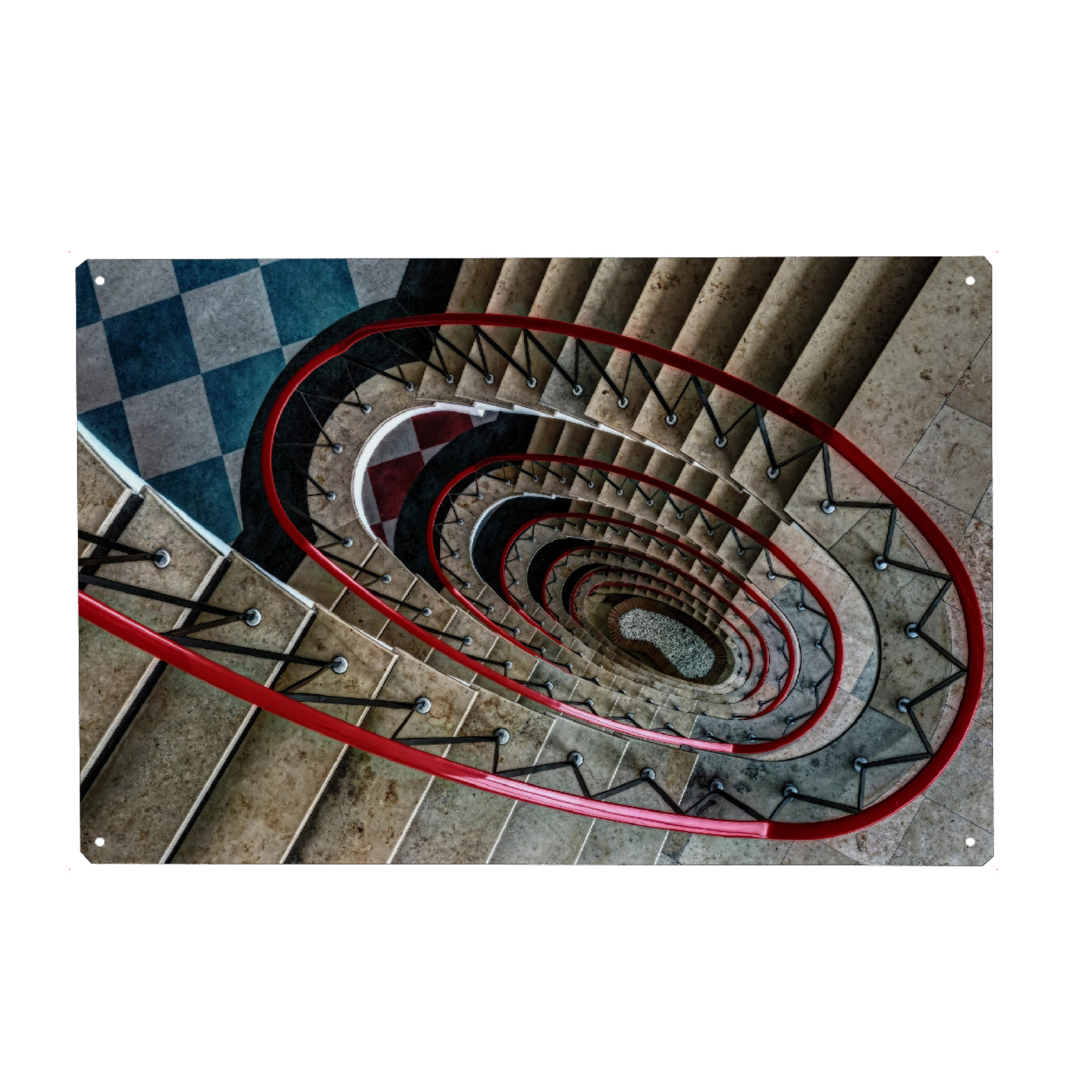 Holzbild "Stairs No. 9" artboxONE - Architektur - Treppe,Treppe