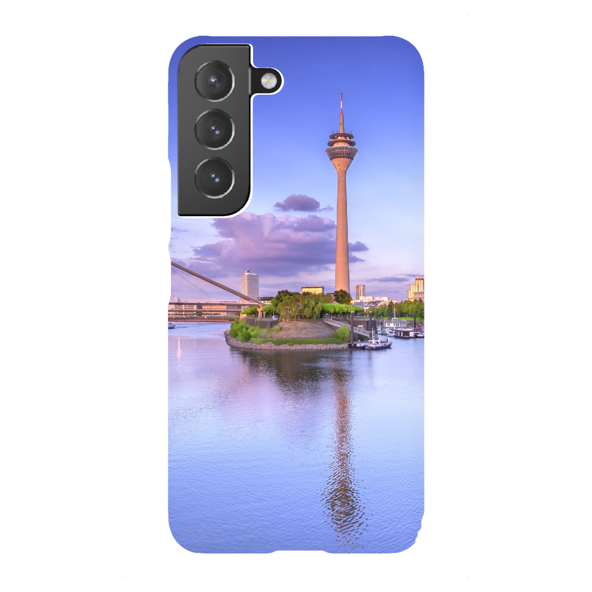 "Düsseldorfer Rheinturm"für Samsung Galaxy - Premium-Case Handyhülle artboxONE