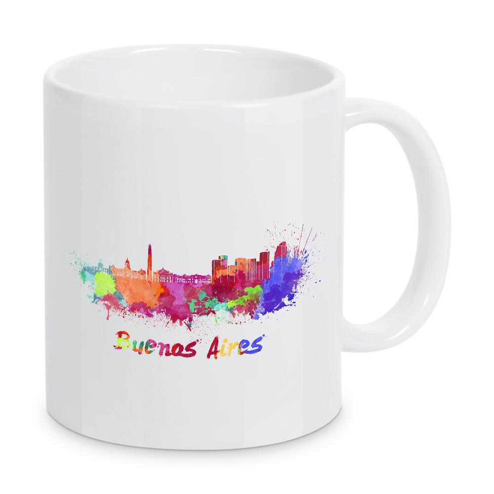 Tasse "BUENOS AIRES skyline-b" artboxONE - Städte,Reise,Abstrakt,Architektur