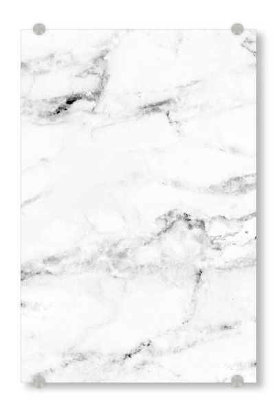 Acrylglasbild "Marble" artboxONE - Abstrakt,Schwarzweiß,Geometrie,Marmor - Marmor,Marmor