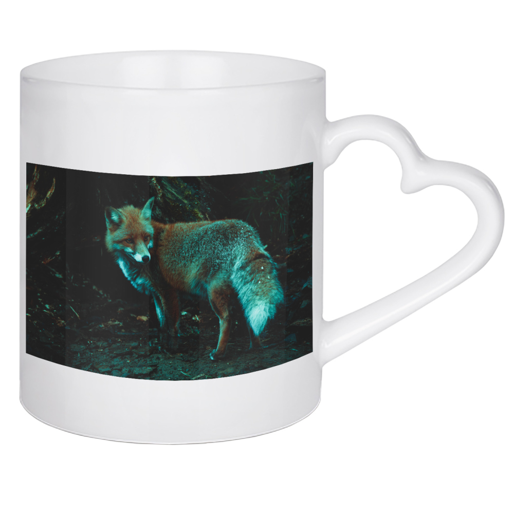 Herztasse "Fuchs und sein Bau" artboxONE - Natur,Tiere