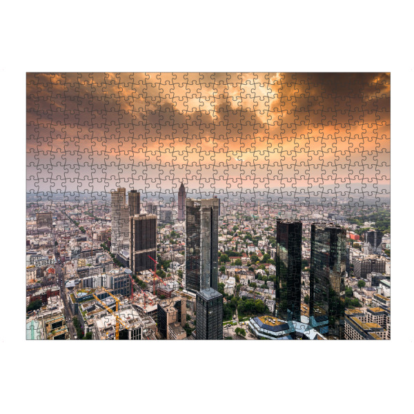 Puzzle Ravensburger "Frankfurt von oben" artboxONE - Städte / Frankfurt - Stadt,Frankfurt - Bild Stadt