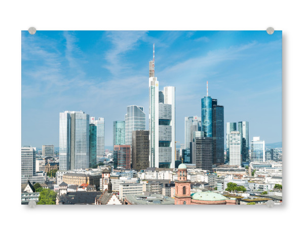 Acrylglasbild "Frankfurt Sunny Day" artboxONE - Städte / Frankfurt - Stadt,Frankfurt