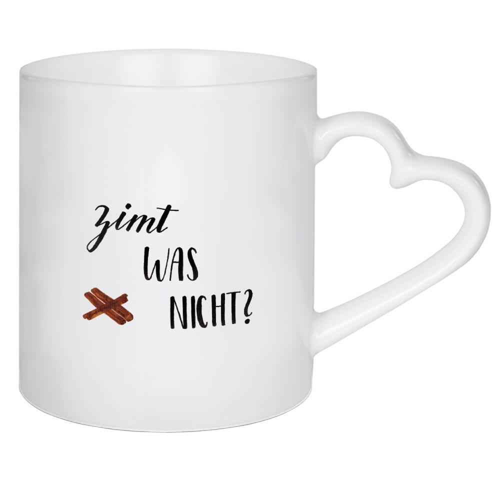 Herztasse "Zimt was nicht" artboxONE - Essen & Trinken,Essen & Trinken / Obst & Gemüse,Lustig