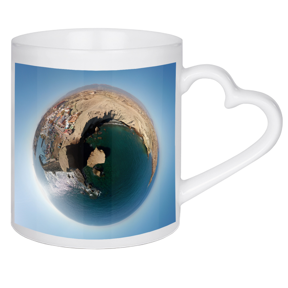 Herztasse "San Miguel de Tajao" artboxONE - Städte,Natur,Reise,Reise / Strand und Meer,Reise / Länder
