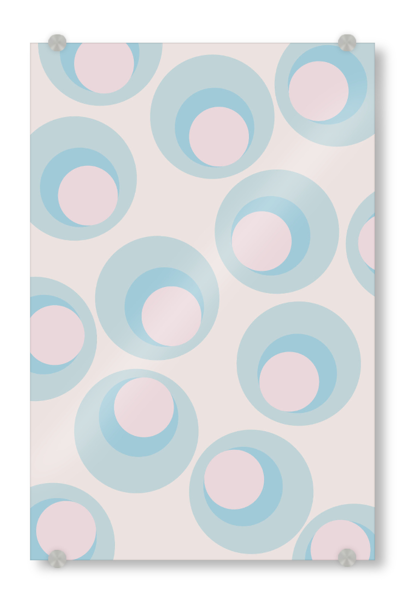 Acrylglasbild "Dot Vintage" artboxONE - Geometrie,Retro - Kreis,Pattern,Muster