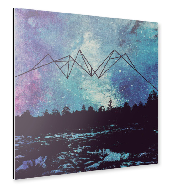 Alu-Dibond "Galaxy II" 30x30 cm artboxONE