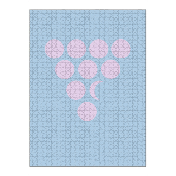 Puzzle Ravensburger "Dot Moon" artboxONE - Geometrie - Mond,Moon,Kreis,Pantone,Formen - Bild Mond