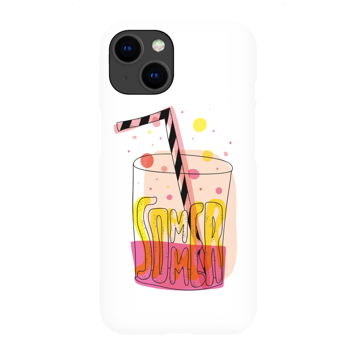 "Sommer Brause"für iPhone - Premium-Case Handyhülle artboxONE