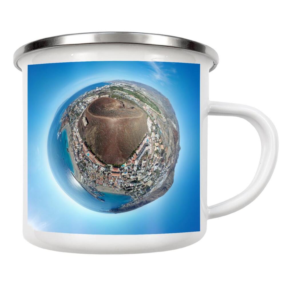 Emaille Tasse "Teneriffa - Montaña Chayofita" artboxONE - Städte,Natur,Reise,Architektur,Reise / Strand und Meer