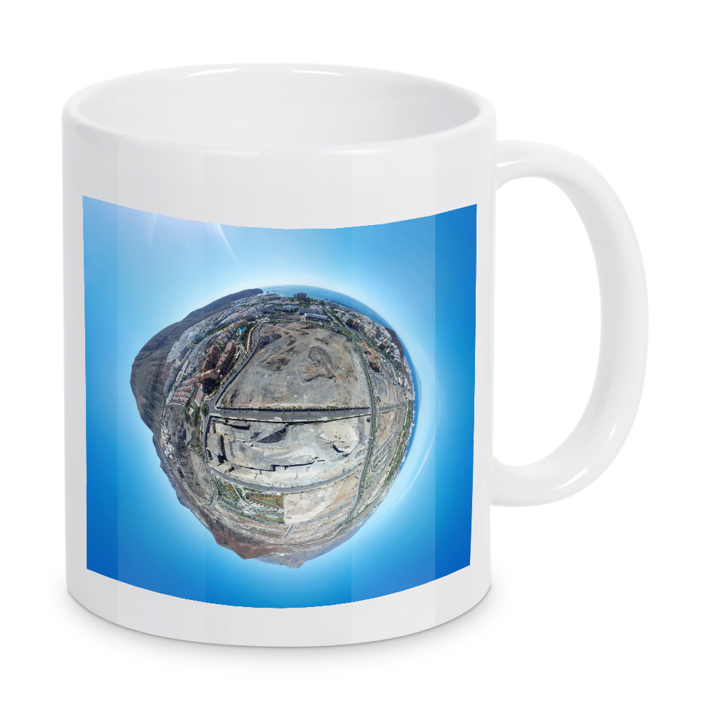 Tasse "Teneriffa - Los Cirstianos; low" artboxONE - Städte,Natur,Reise,Architektur,Reise / Strand und Meer