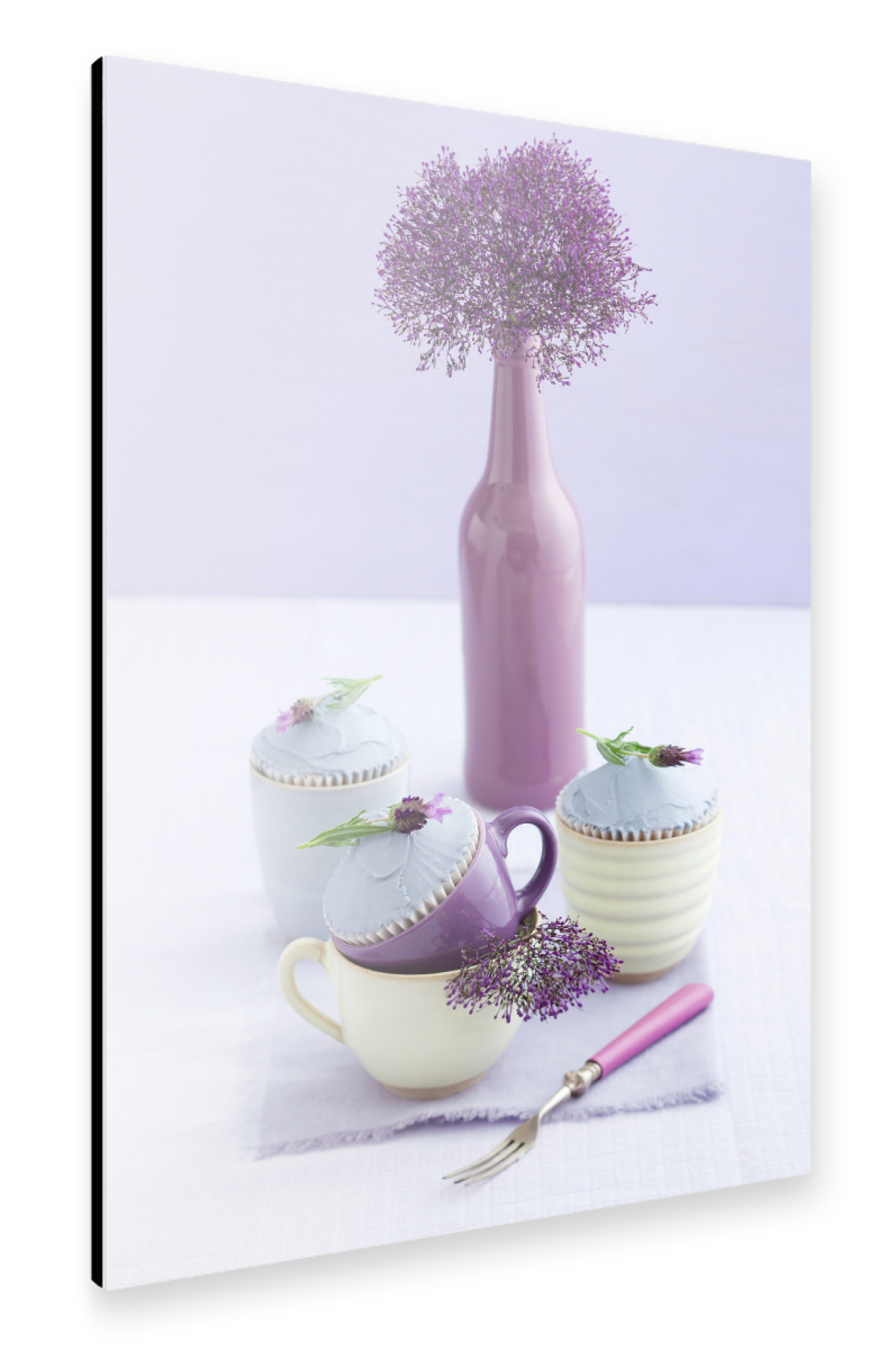 Alu-Dibond "Purple Vase" 30x20 cm artboxONE