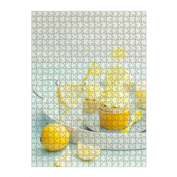 artboxONE Puzzle "Cupcakes Lemon" artboxONE - Rock the kitchen,Essen & Trinken,Pastell - Cupcake,Essen,Muffin,Zitrone,Lemon - Bild Cupcake
