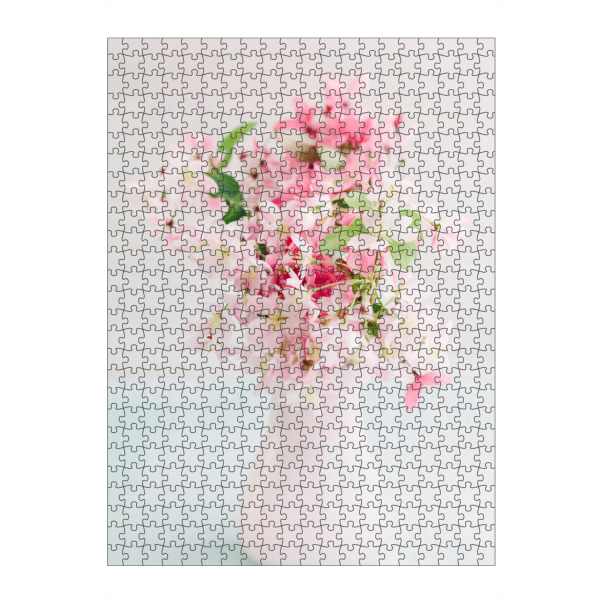 artboxONE Puzzle "Pink Bouquet" artboxONE - Floral,Romantik,Pastell - Blume,Vase,Flower,Flowers - Bild Blume