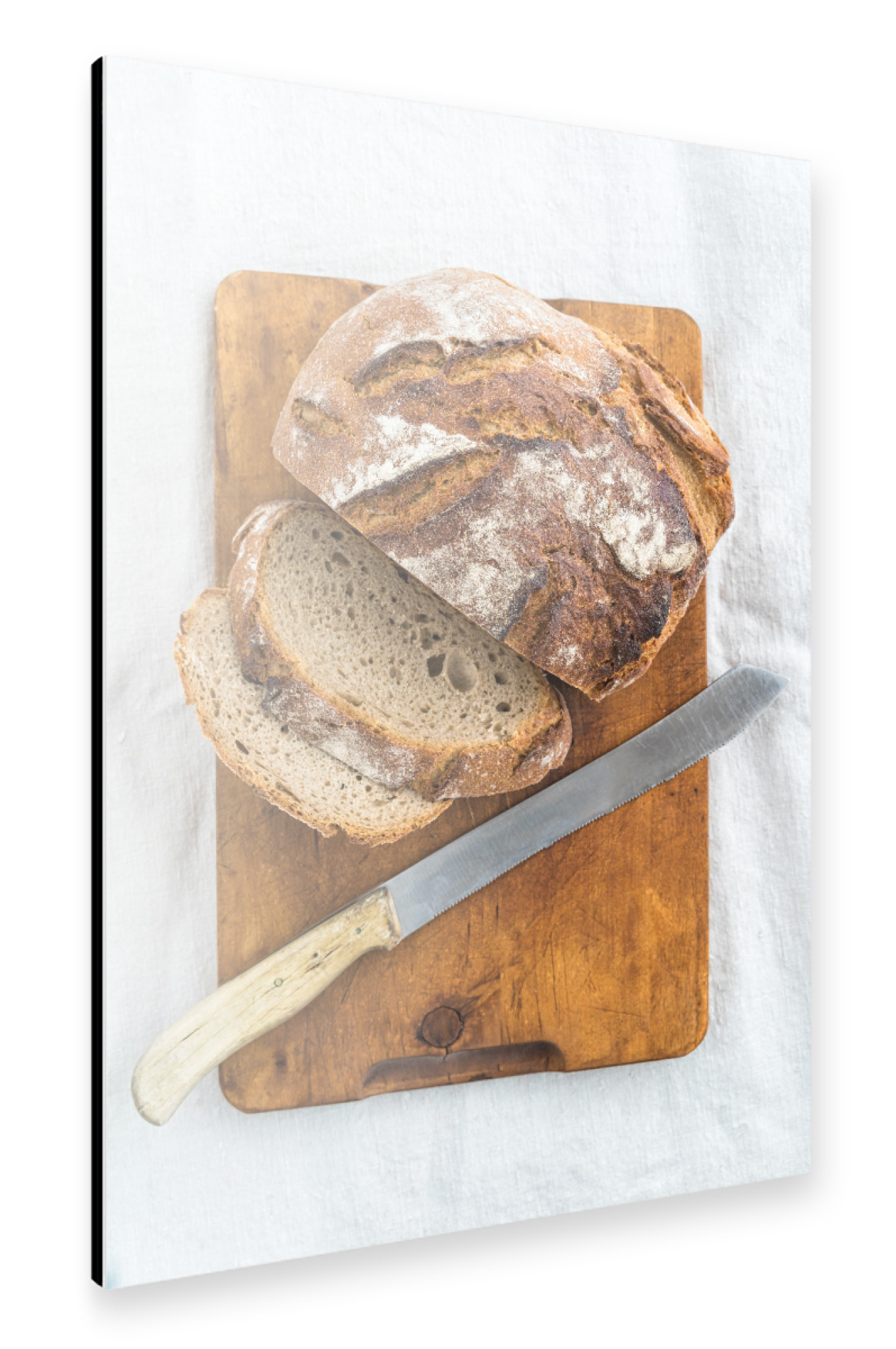 Alu-Dibond "Bread Time" 30x20 cm artboxONE