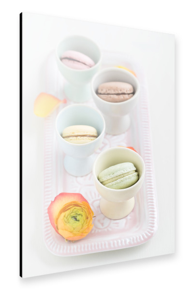 Alu-Dibond "Mini Macarons" 30x20 cm artboxONE