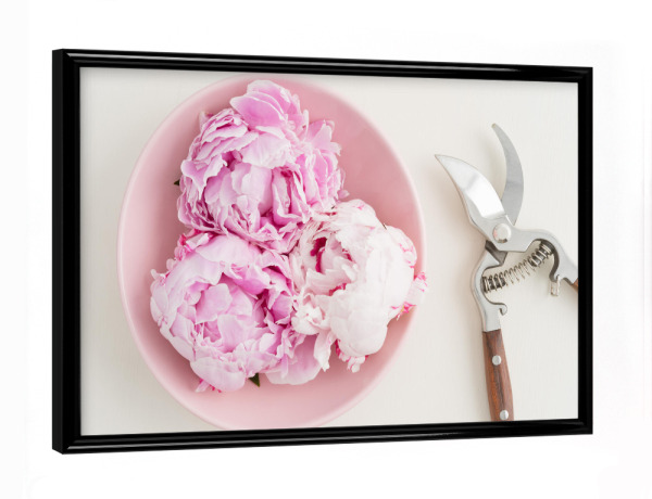 Poster mit schwarzem Rahmen "Flower Garden III" artboxONE - Rock the kitchen,Floral,Essen & Trinken - Blumen,Flower,Blume,Flowers,Gärtner,Garten