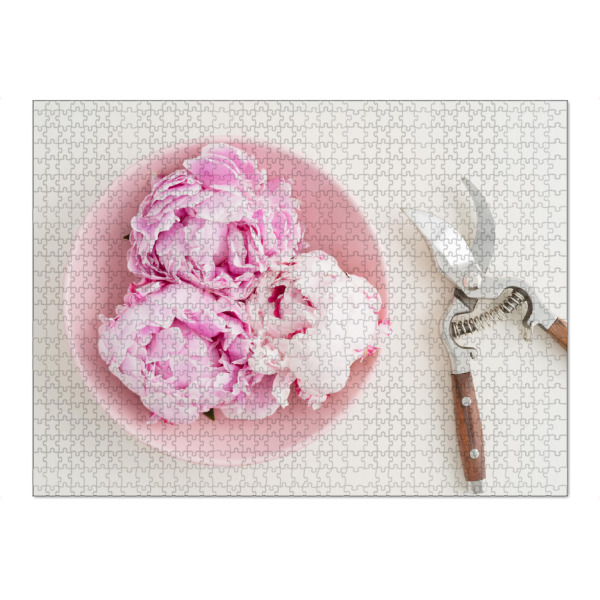 Puzzle Ravensburger "Flower Garden III" artboxONE - Rock the kitchen,Floral,Essen & Trinken - Blumen,Flower,Blume,Flowers,Gärtner,Garten