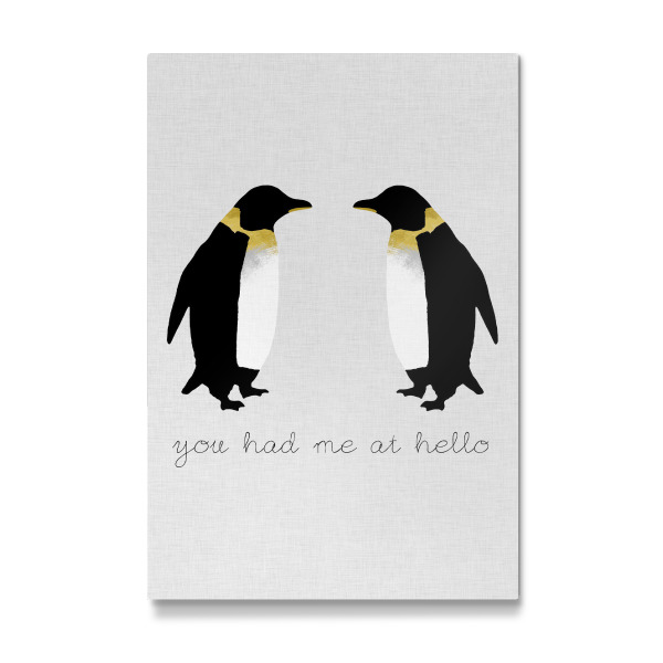 Galerie-Print "Penguin Hello" 30x20 cm artboxONE