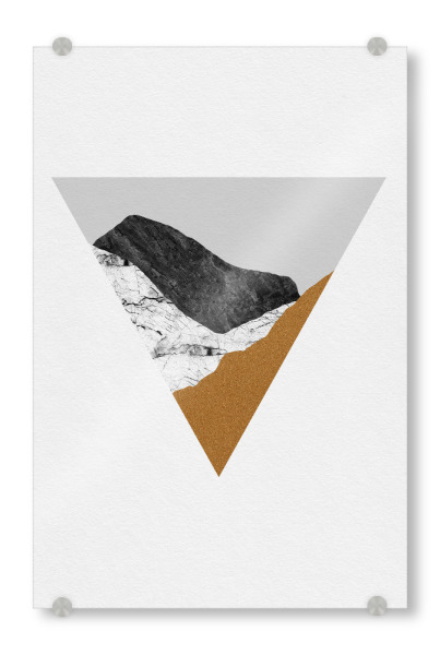 Acrylglasbild "Marble Rectangle" artboxONE - Abstrakt,Geometrie,Marmor