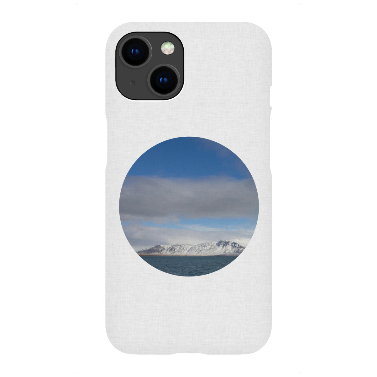 iPhone "Mountain Circle II" Premium-Case Handyhülle artboxONE
