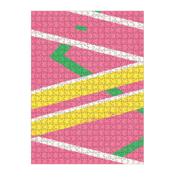 artboxONE Puzzle "Hoverboard" artboxONE - Illustration - Zukunft,Zukunft,Hoverboard,80er,80er,Streifen,Streifen - Bild Zukunft